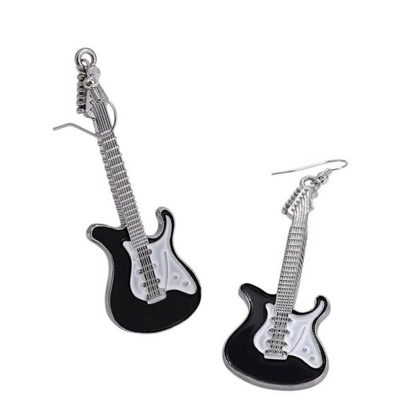 Guitar Earrings - Picture 1 of 2